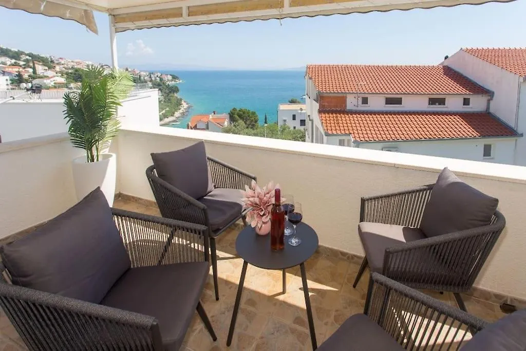 Luxury Villa, 40 Sqm Heated Private Pool, Gym, Seaview, 200M To Beach, 7 Bedrooms Trogir Croatia